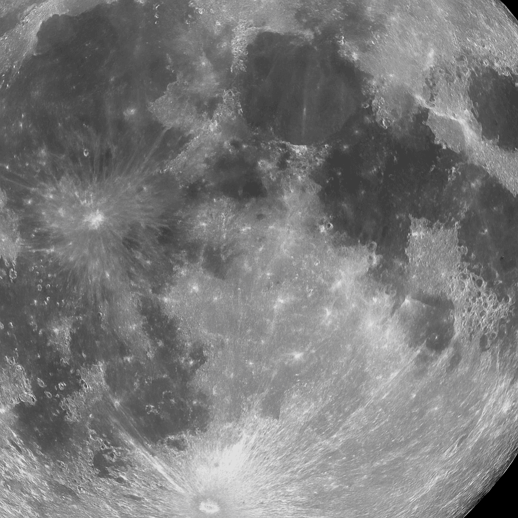 Moon surface texture
